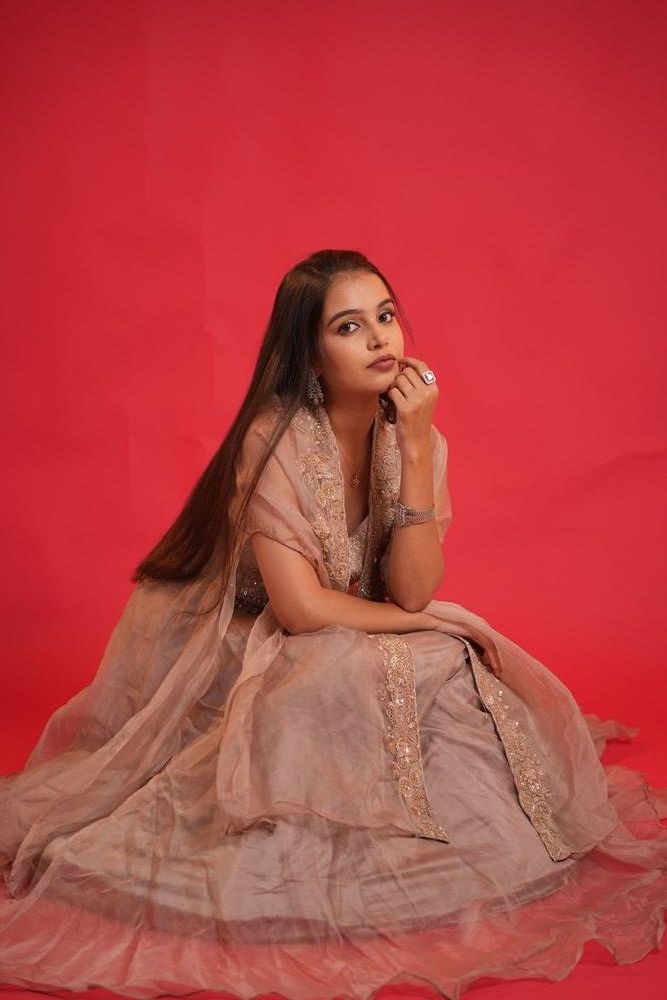 Light Purple Lehenga view 3